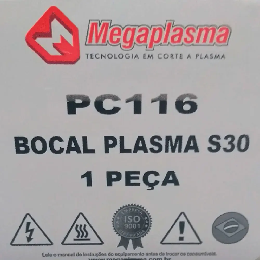 Bocal para plasma S30 - handyplasma 35/45I Esab PC116 megaplasma — fotografia 5