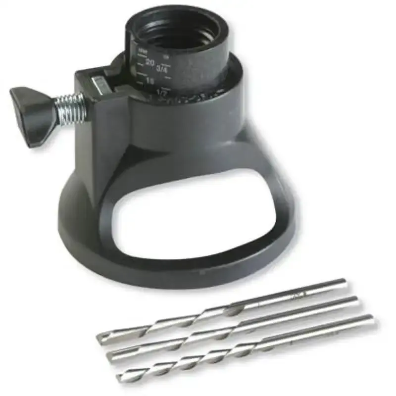 Kit guia de corte múltiplos usos com 3 brocas referência 565 Dremel