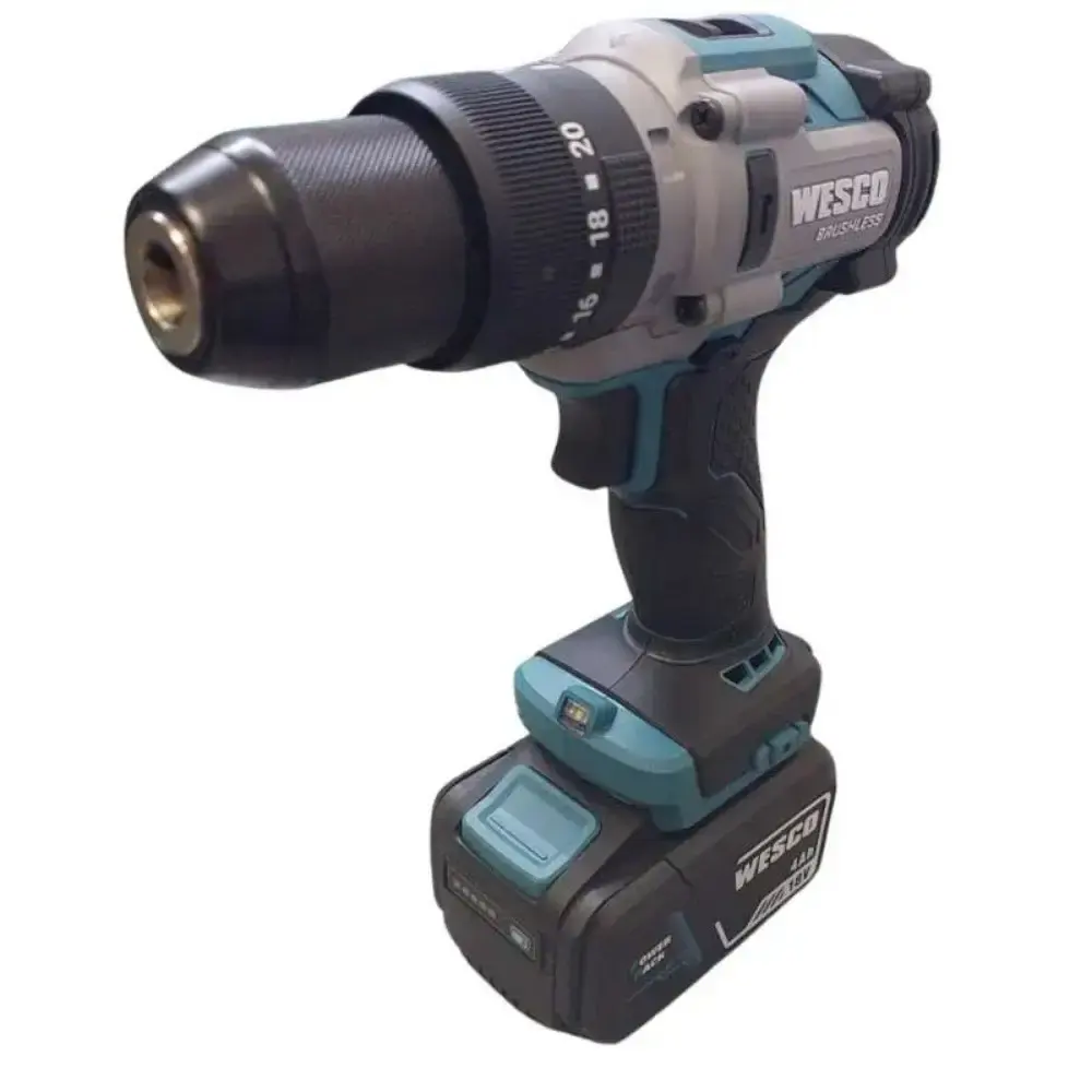 Parafusadeira impacto 18V 1/2 POL WS2417K com martelete perfurador WS2990.9 sds-plus Wesco — fotografia 4