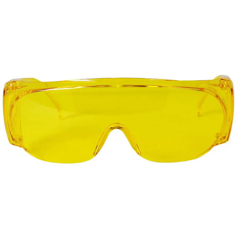 Óculos de segurança amarelo ambar provision Carbografite — fotografia 3