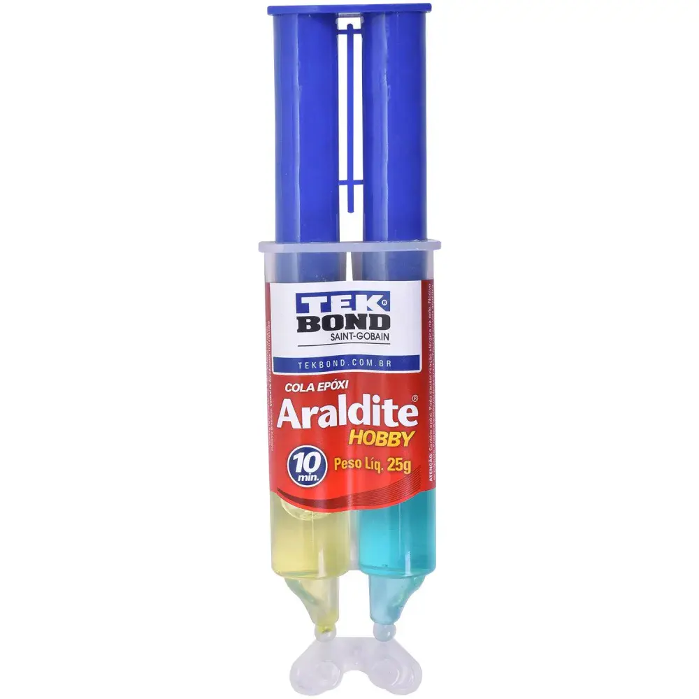 Adesivo epóxi blister 25GR bi-componente líquido tekbond Araldite