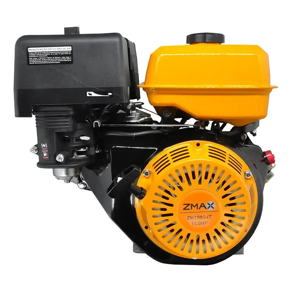 Motor gasolina 15 HP 4 tempos partida manual ZM150G4T zmax Z-Max