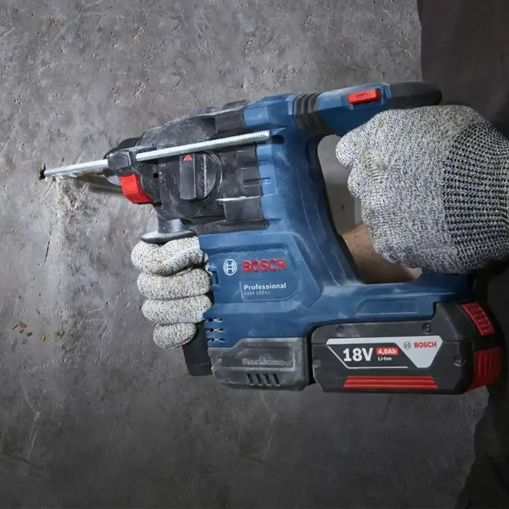Martelete rompedor plus a bateria 18V 2,3 KG GBH 185-LI brushless sem bateria e carregador Bosch — fotografia 8