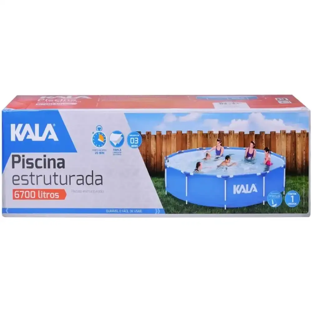 Piscina com armação circular 6700 litros 926680 Kala — fotografia 3