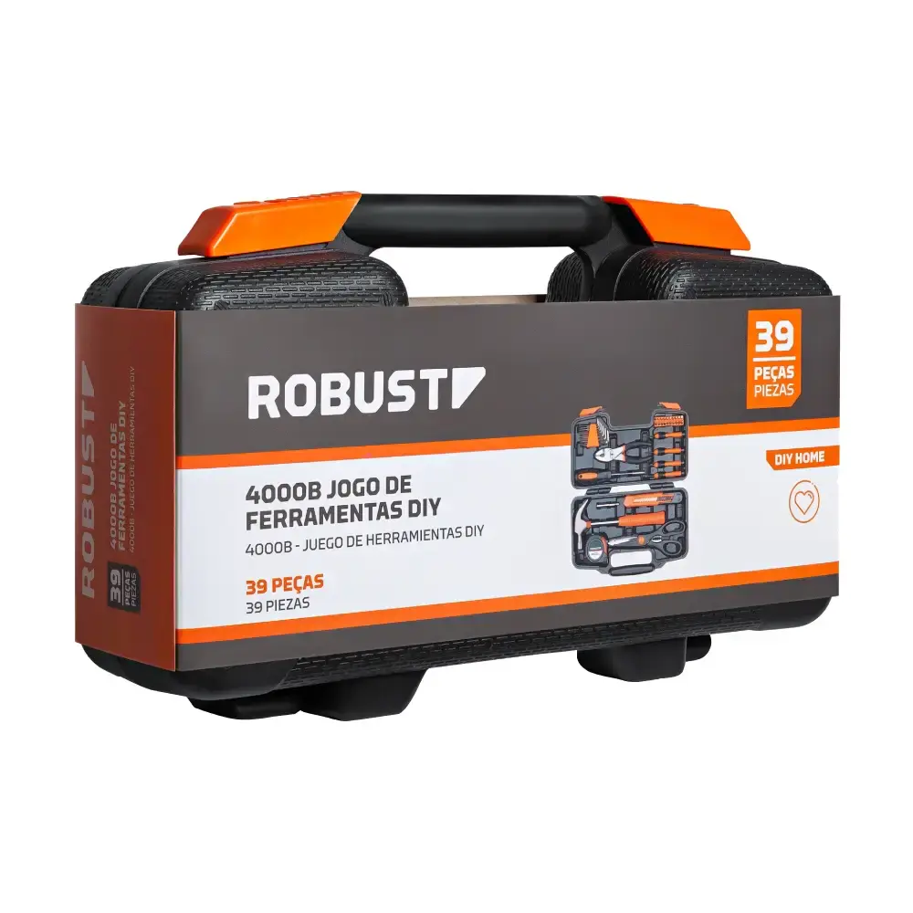 Kit de ferramentas DIY com 39 peças 3370165 Robust — fotografia 5