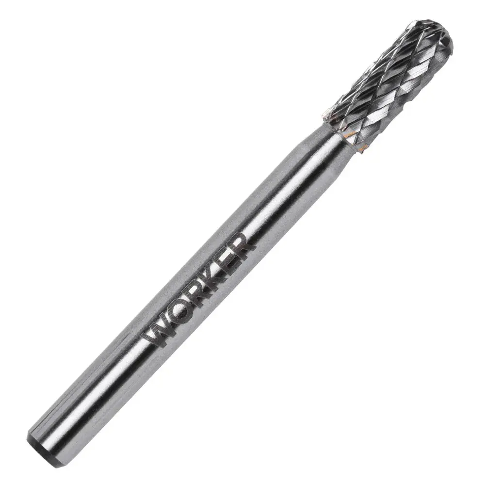 Lima rotativa cilíndrica com topo esférico 6MM Worker — fotografia de referência