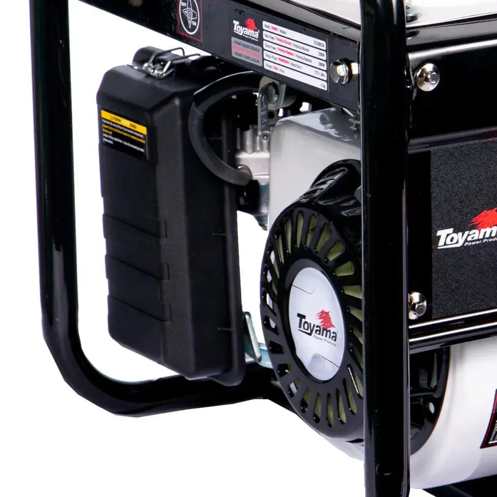 Gerador de energia a gasolina 163CC 2.2 kva mono Toyama — fotografia 4