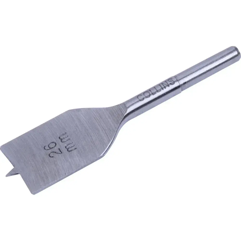 Broca chata para dobradiça 26MM x 4” Collins — fotografia 6