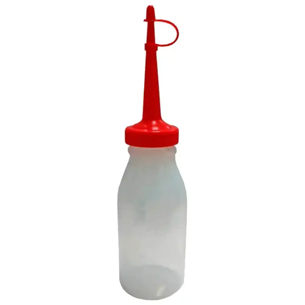 Almotolia plástica 500 ML bico reto branca 42 ecoplas