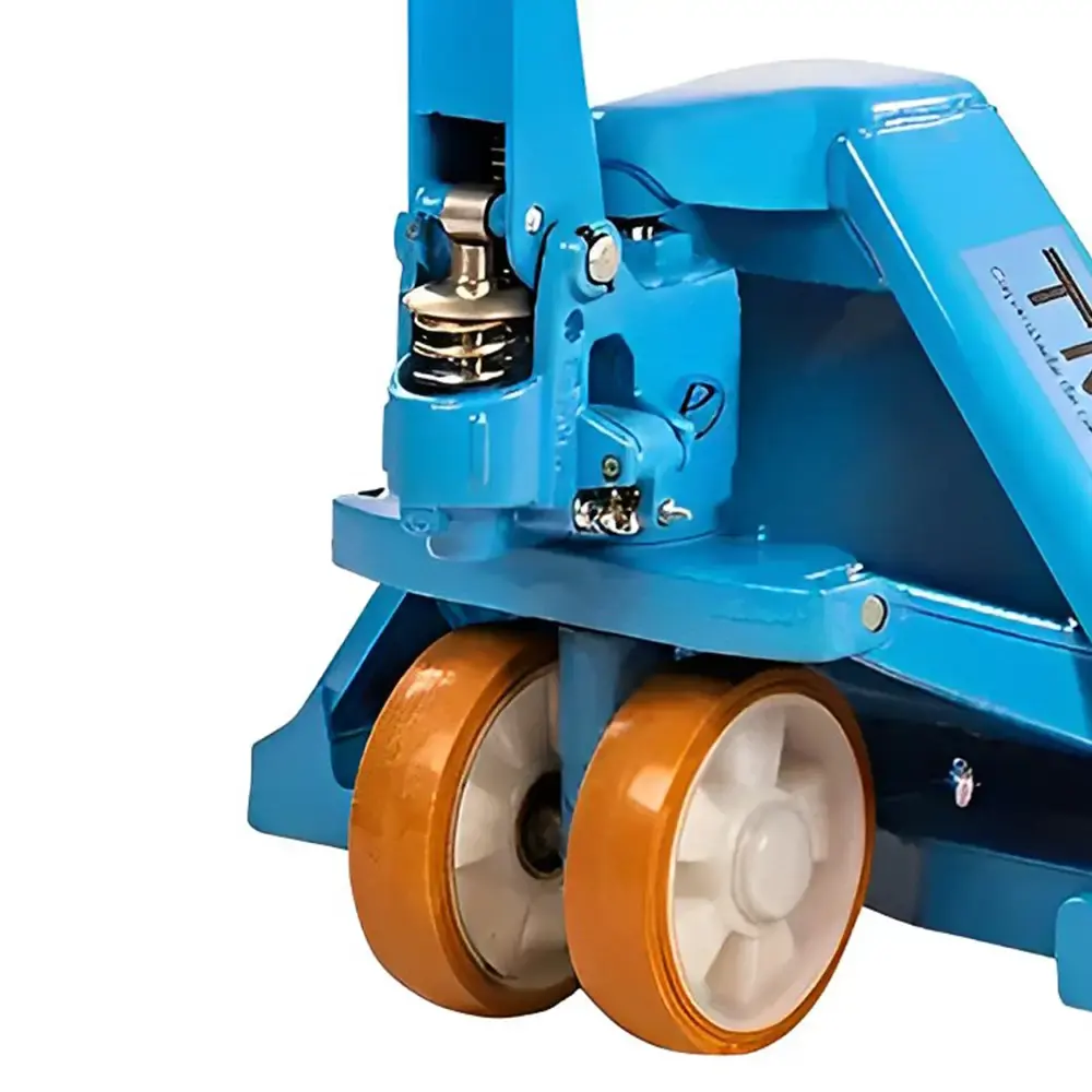 Paleteira transpalet manual 525 MM roda simples 2.500 KG TM2500 RSP Paletrans — fotografia 4