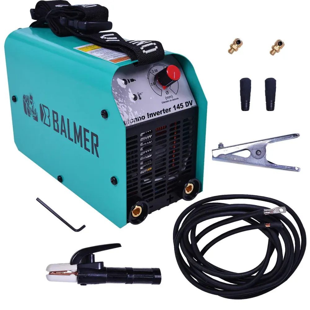Fonte de solda vulcano inverter 145 dv 145A bivolt Balmer