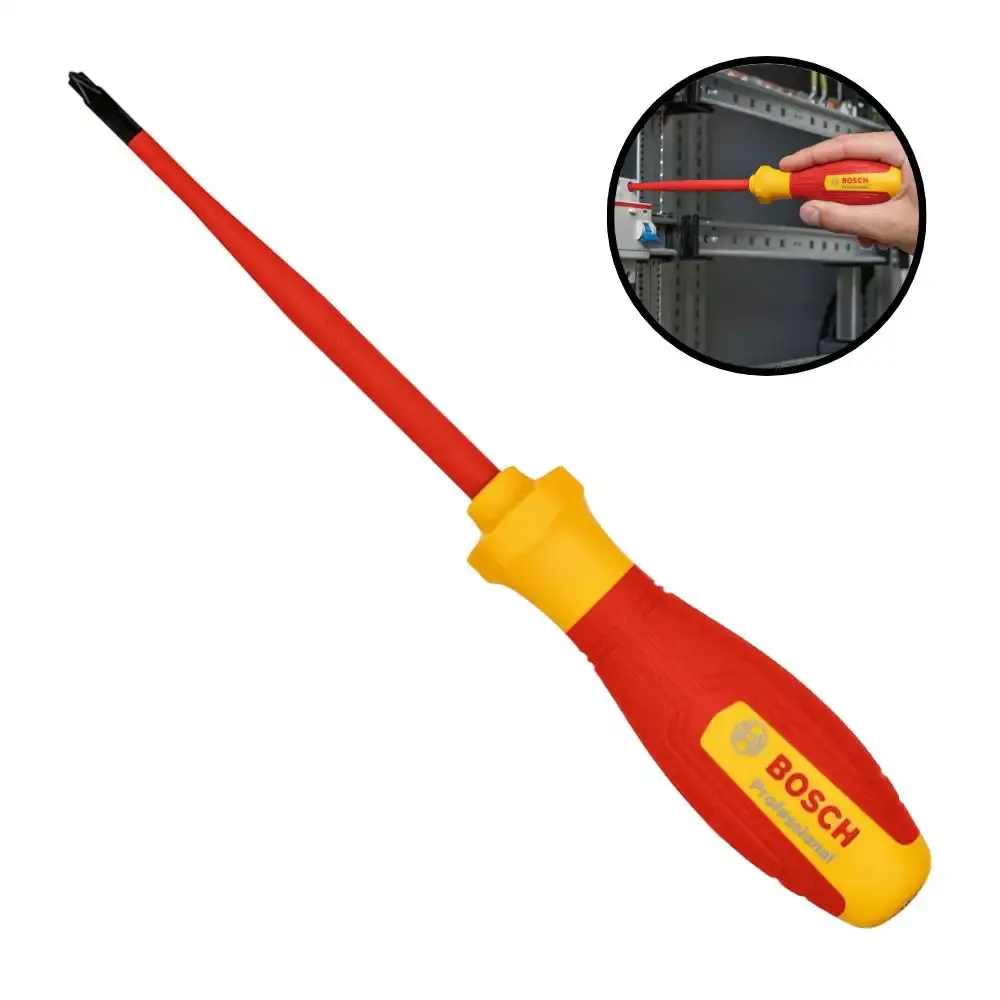 Chave de fenda VDE combinada posidriv 1 x 100MM Bosch — fotografia 4