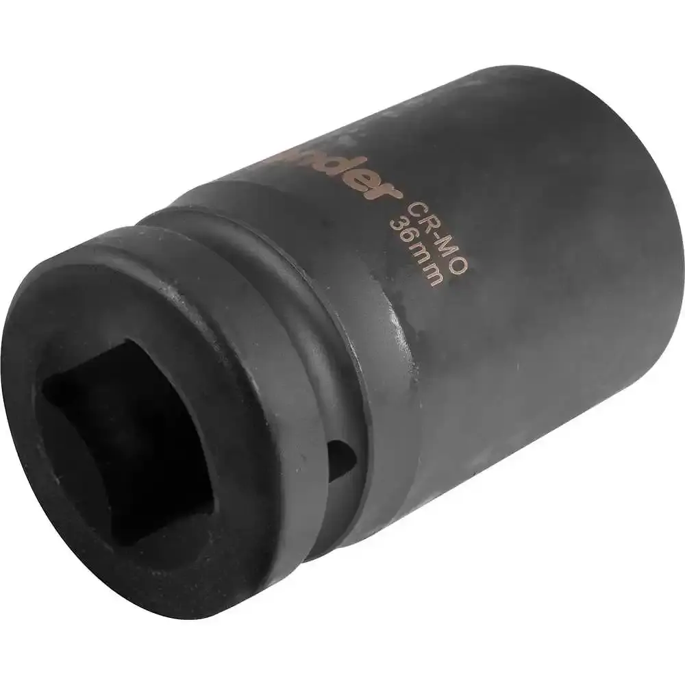 Soquete sextavado impacto longo 1 POL 36 MM aço cromo Vonder — fotografia 4