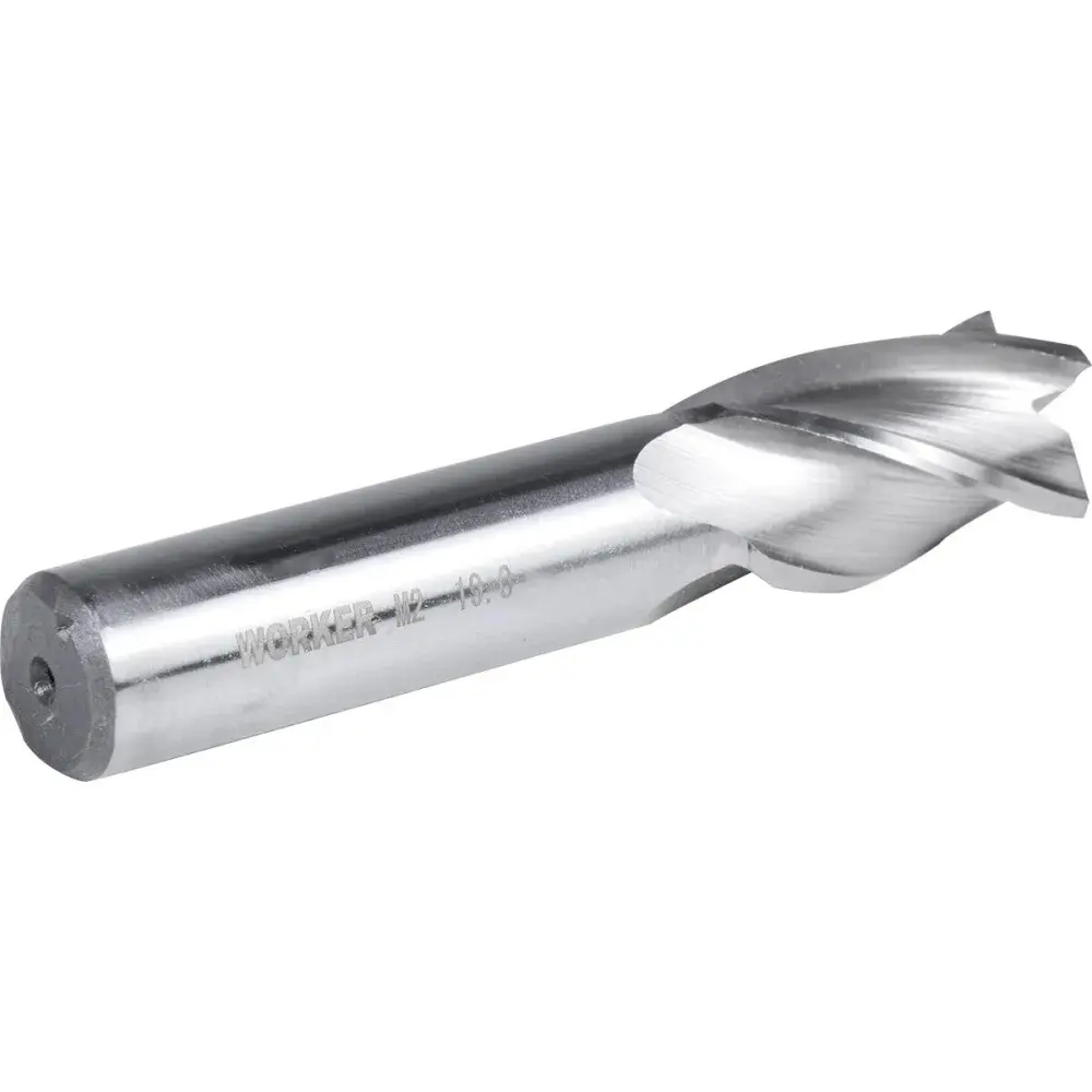 Fresa de topo reto aço rápido 19MM haste 16MM Worker — fotografia 4