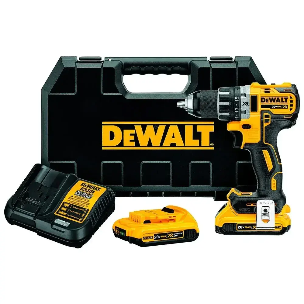 Furadeira parafusadeira bateria 1/2 20V DCD791D2 Dewalt 220V — fotografia 2