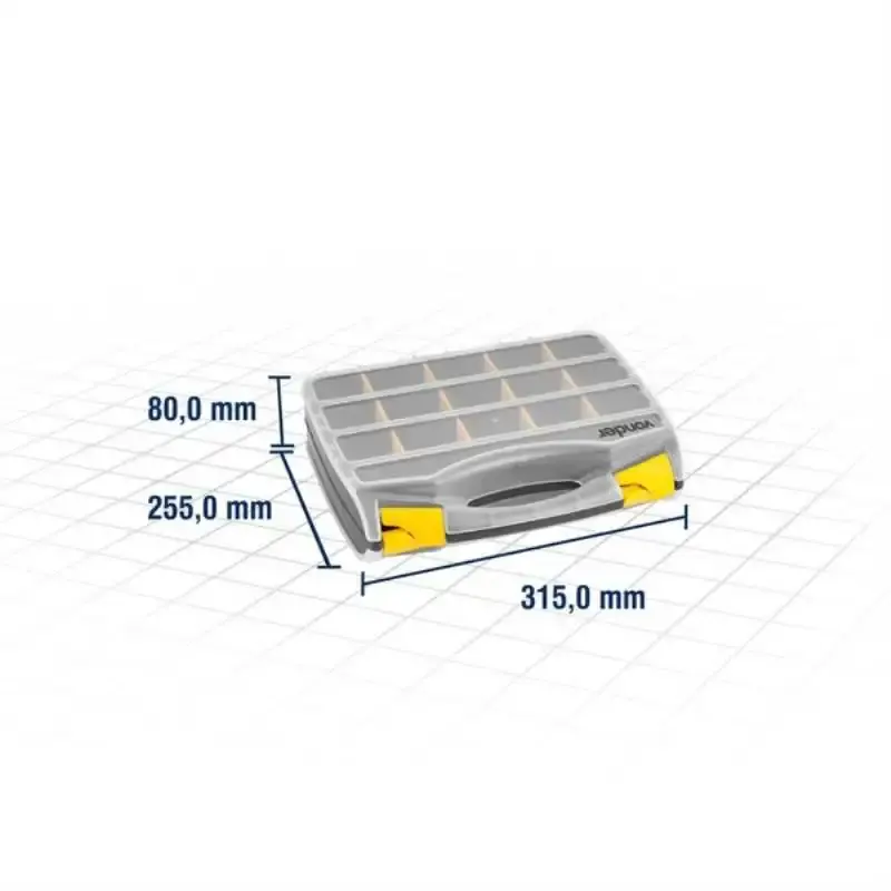Organizador Plástico 315 x 255 x 80 MM OPV 222 VONDER — fotografia 5