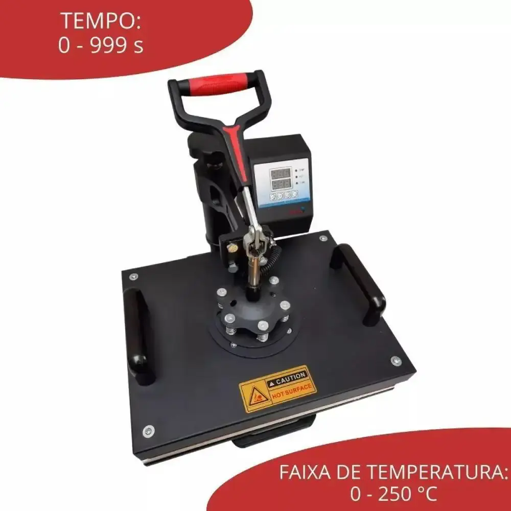 Prensa térmica sublimação 08X1 IWPTS8 220V ImportWay — fotografia 10