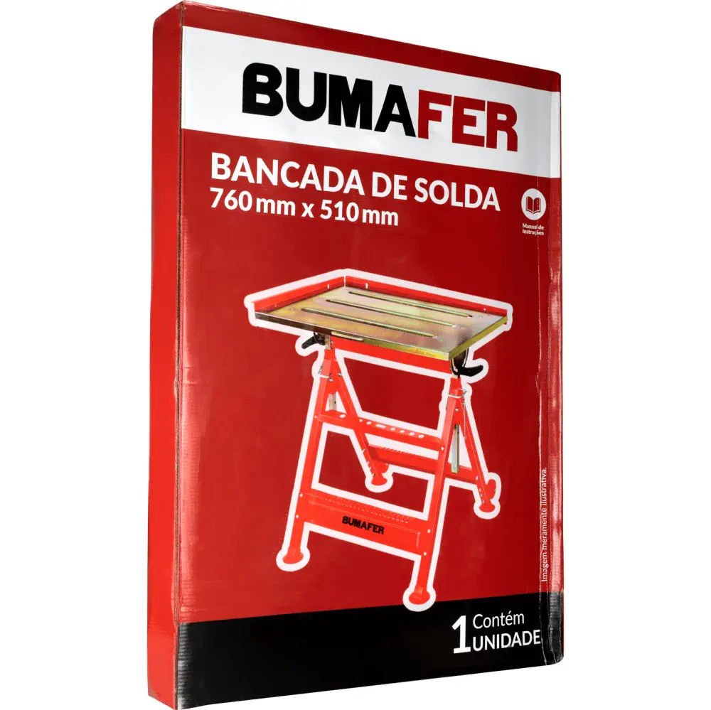 Bancada de solda com mesa ajustável Bumafer — fotografia 8