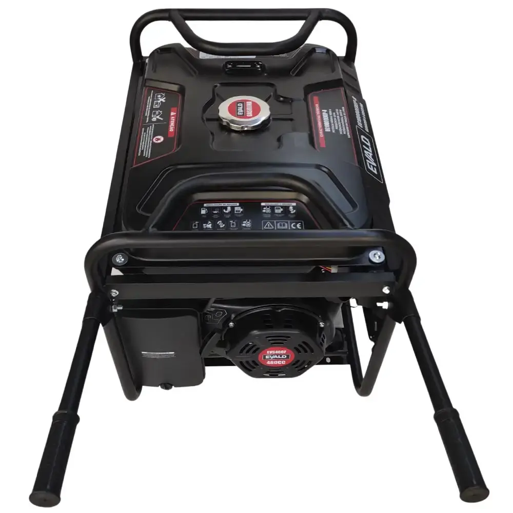 Gerador gasolina 9 KVA partida elétrica bivolt EG10000EXEEP-R Evald — fotografia 6