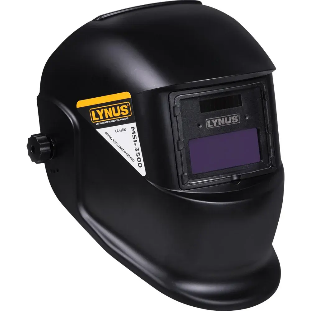 Máscara de solda automática MSL-350F sem regulagem 90X35MM Lynus — fotografia 3