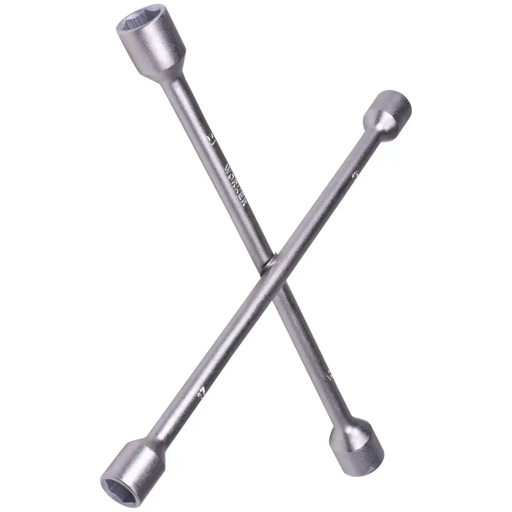 Chave de roda tipo cruz 17X19X21X23MM Worker — fotografia 3