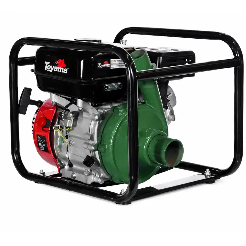 Motobomba centrífuga a gasolina 4T 6,5HP TWP50CX Toyama — fotografia 3