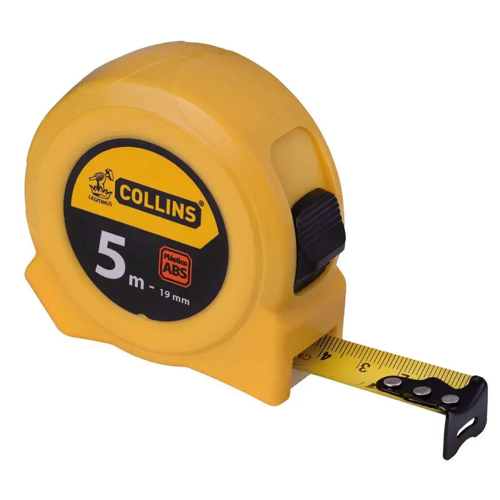 Trena em plástico abs amarela 5MX19MM Collins — fotografia de referência