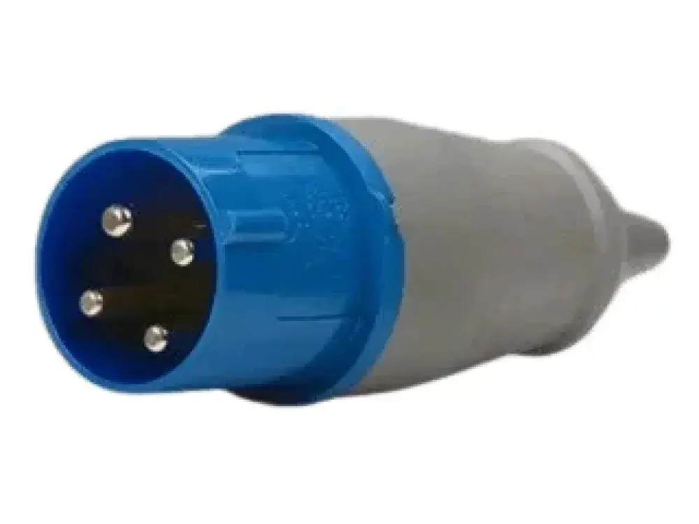 Plugue 3P+T 32A 200/250V 9H azul Soprano