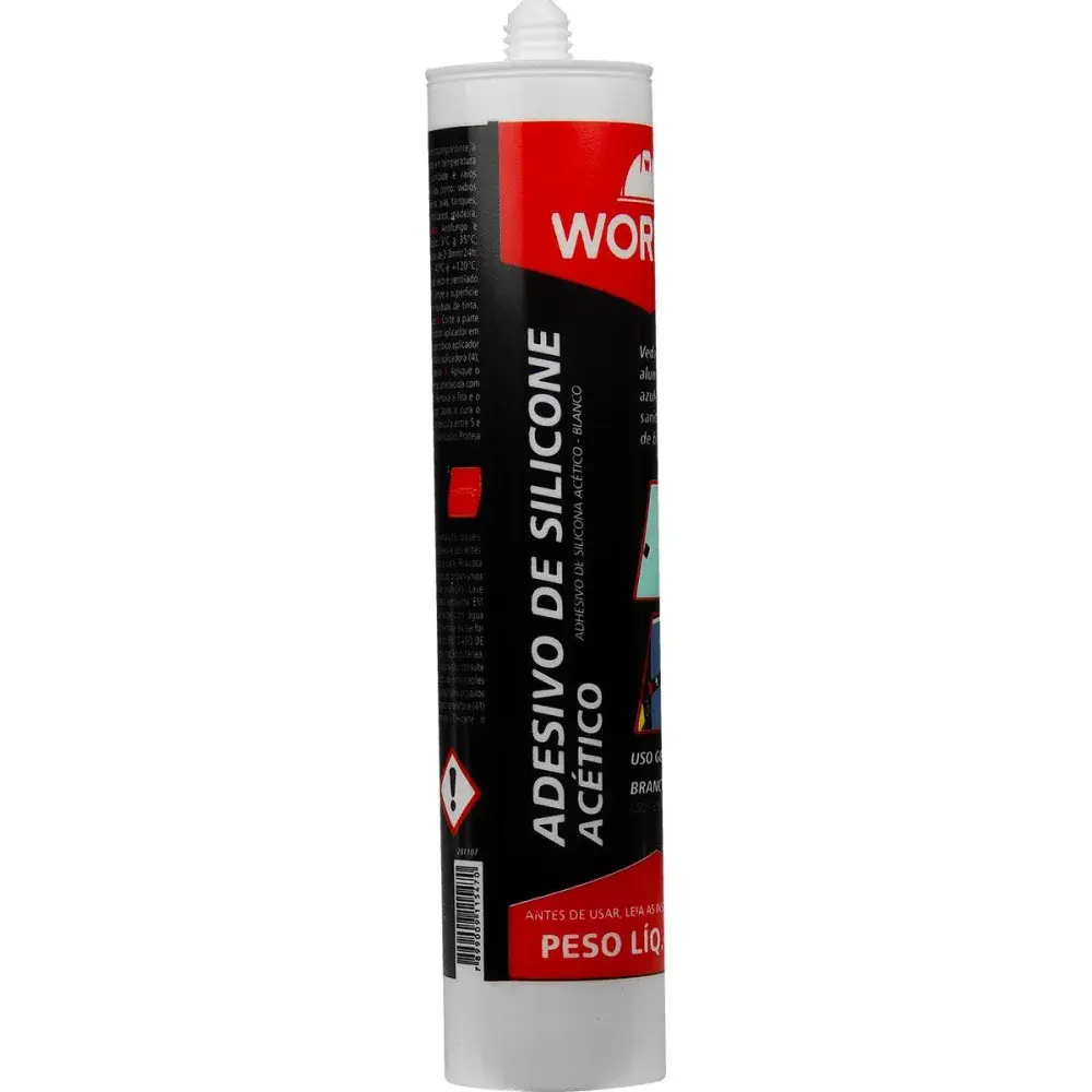 Silicone uso geral branco 280G Worker — fotografia 3