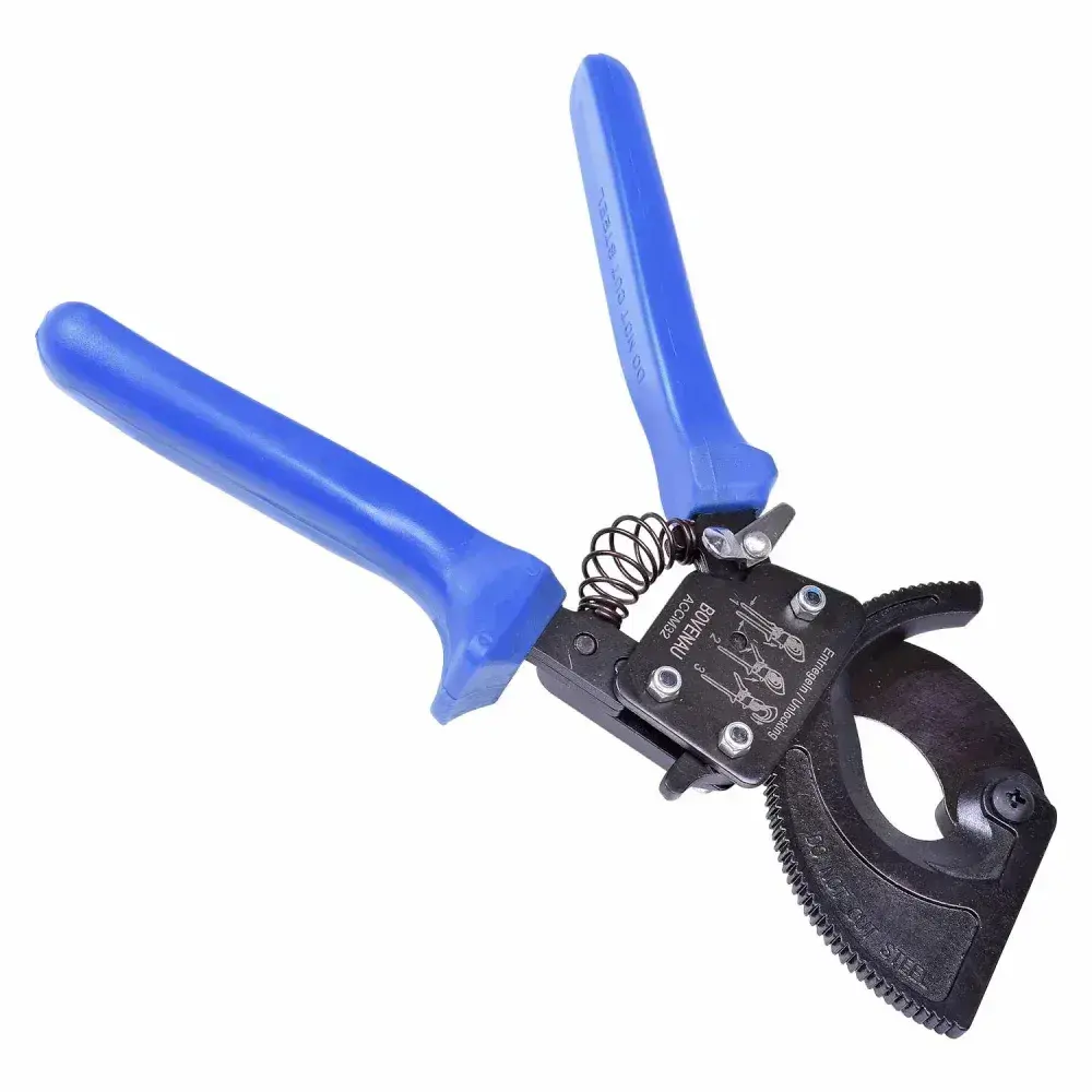 Alicate cortador cabos elétrico 240MM 6 toneladas Bovenau — fotografia 9