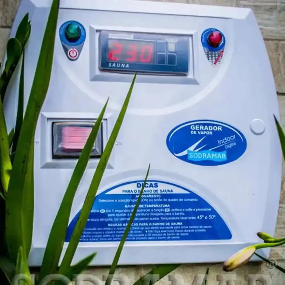 Comando digital contator 50A para gerador de calor sauna seca Sodramar — fotografia 3