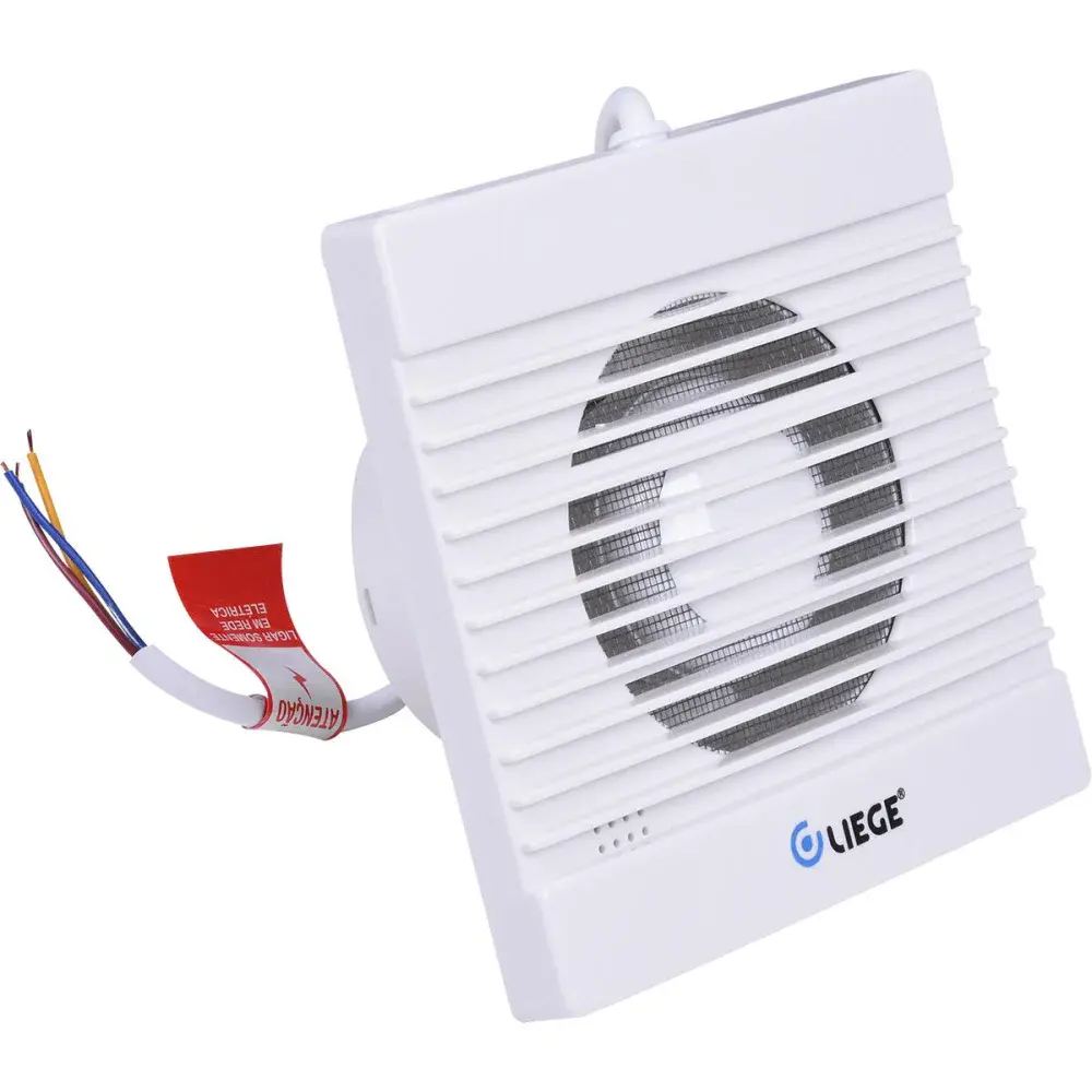 Exaustor para banheiro 100MM 220V branco Liege — fotografia 3