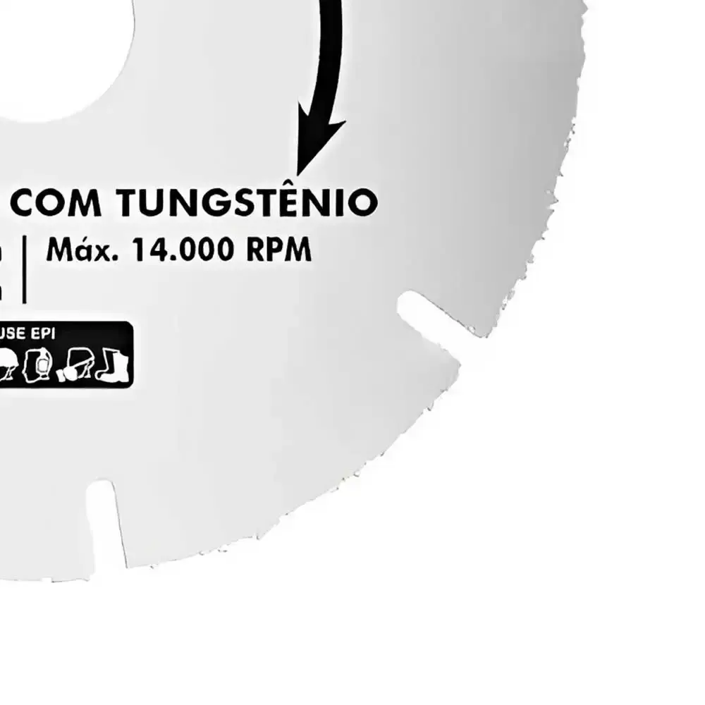 Disco de corte diamantado 4.3/8 POL com tungstênio 61346 kit com 6 peças cotag — fotografia 4