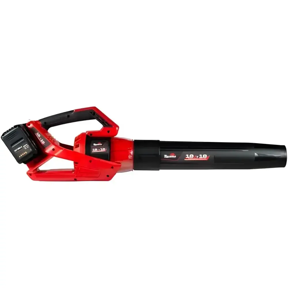 Soprador de folhas a bateria 18V 400CFM com 2 baterias TBT18+18ABL400-K Toyama — fotografia 3
