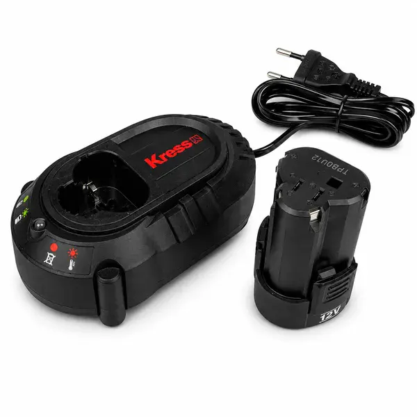 Kit carregador 1,5H KCH1202 + bateria 2AH 12V - Kress