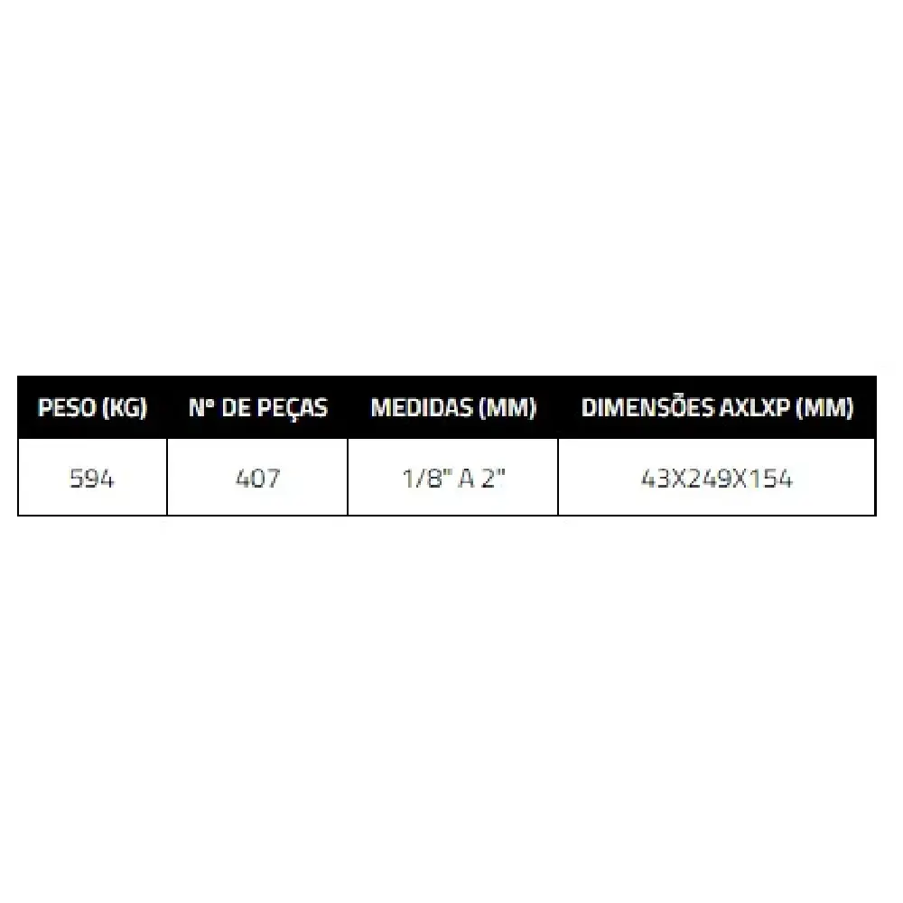 Kit orings 407 peças diâmetro interno de 1/8 POL a 2 Bremen — fotografia 6