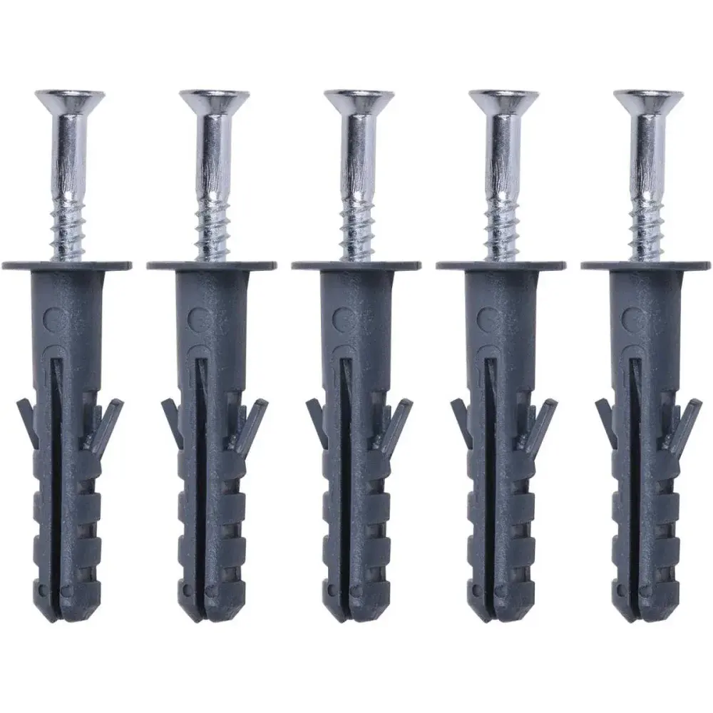 Parafuso cabeça chata zincado com bucha 4,8X50MM 5 peç Worker