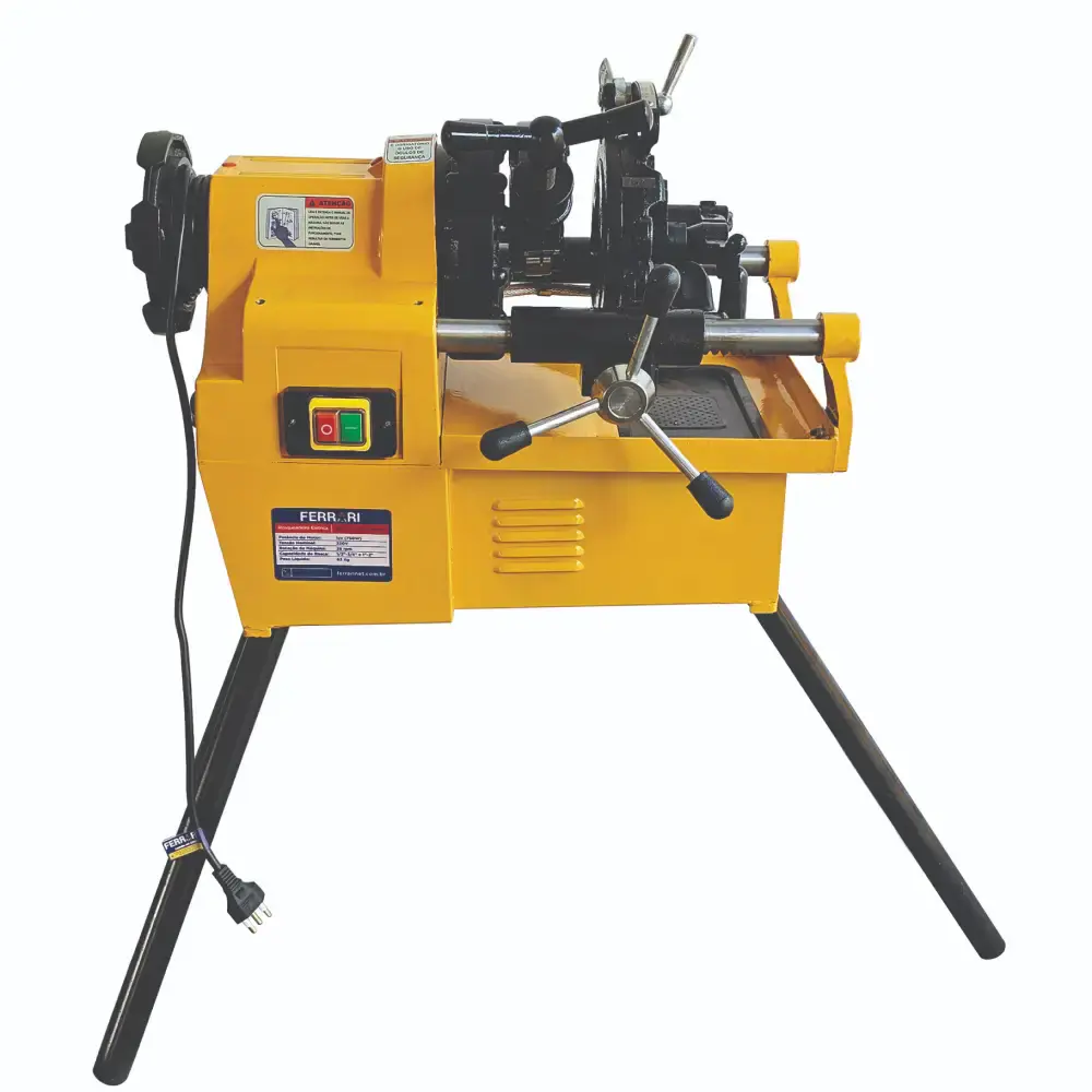 Rosqueadeira elétrica 1 CV 750W rosca BSP 1/2 a 2 POL Ferrari