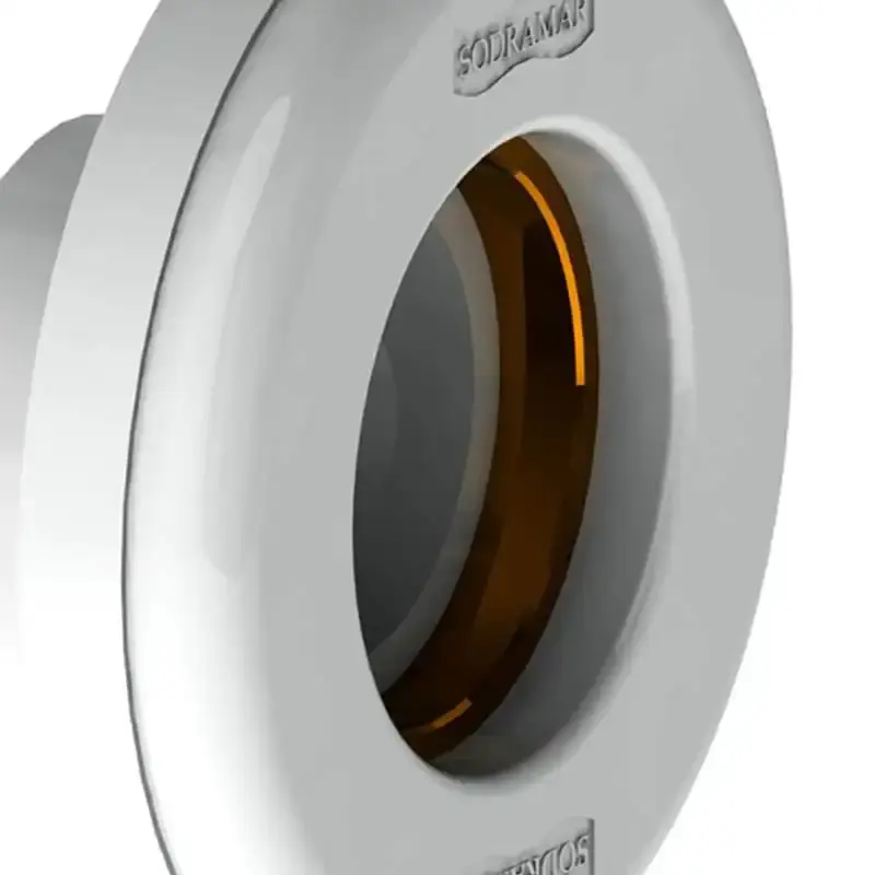 Dispositivo de aspiração 50MM pratic com rosca latão 019355 Sodramar — fotografia 2