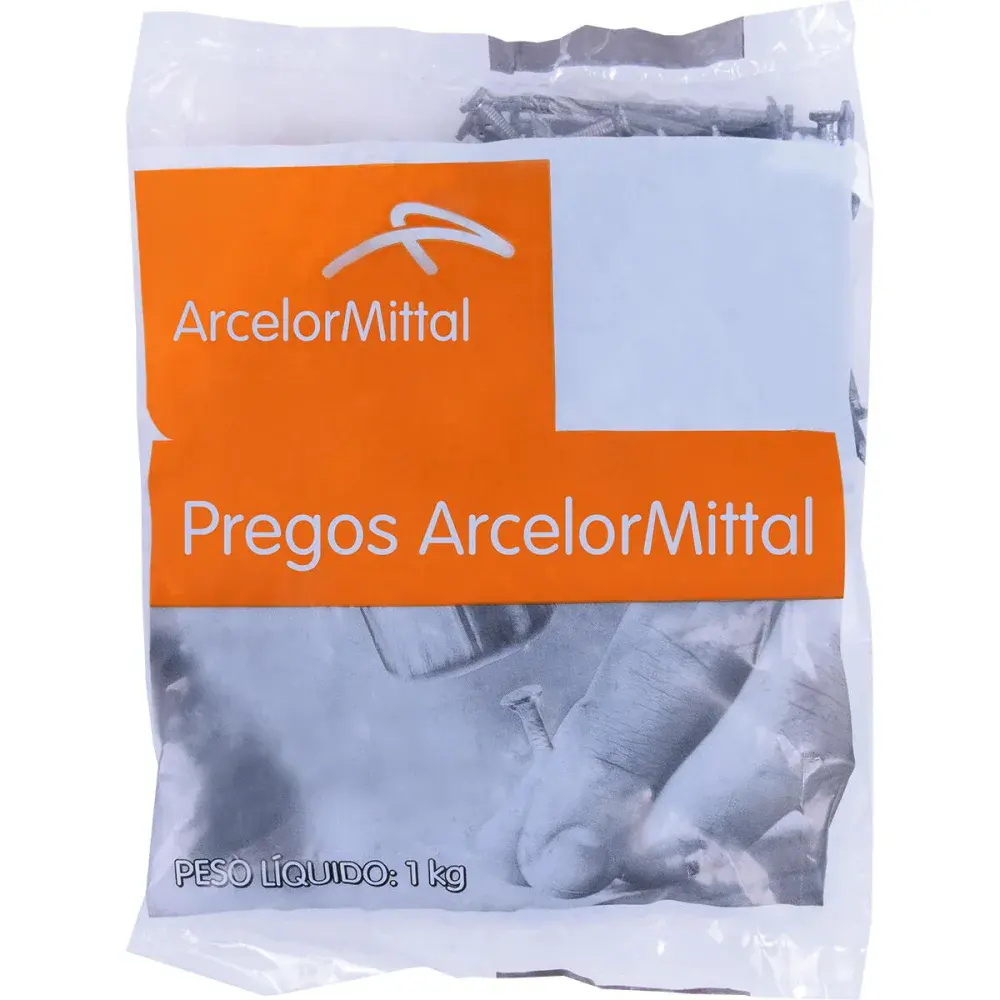 Prego polido com cabeça 17X27 1KG arcelor mittal — fotografia 3