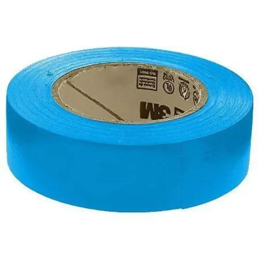 Fita Isolante 18 MM x 20 Metros Imperial Azul 3M — fotografia 3
