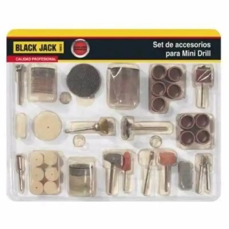 Kit para microrretífica dremel com 105 peças WS370030 black jack — fotografia 2