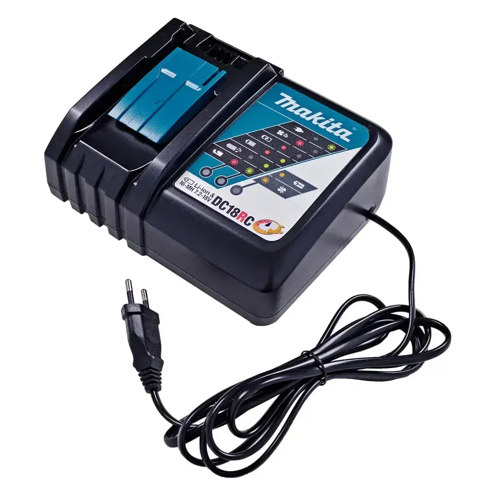 Carregador de bateria modelo DC18RC 220V da Makita — fotografia 6