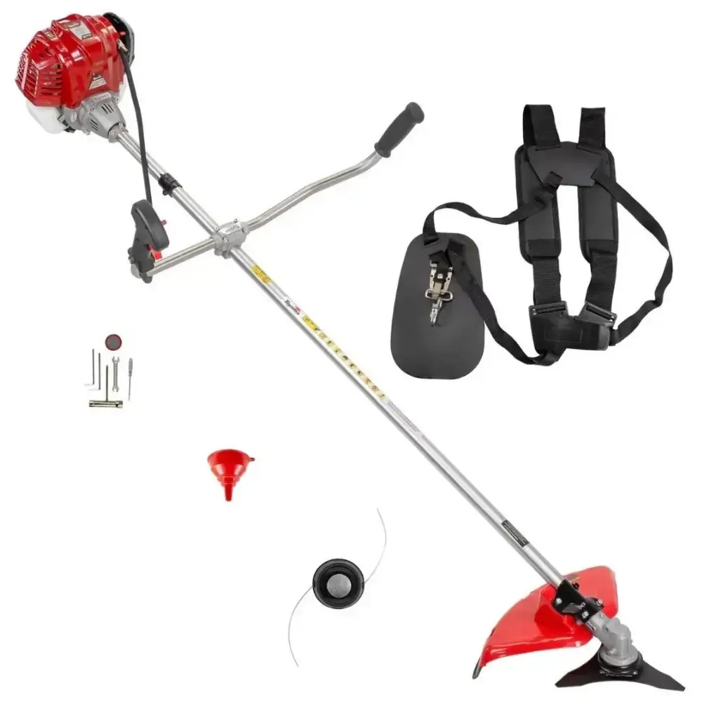 Roçadeira lateral a gasolina 4 tempos 38,9CC guidão bicicleta Toyama