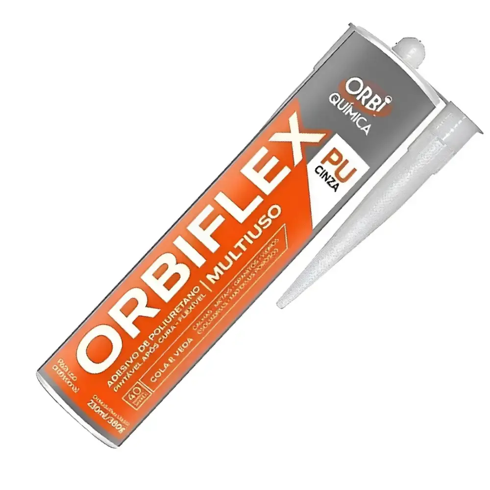 Silicone uso geral PU 40 cinza 230ML 17792 Orbi — fotografia 2