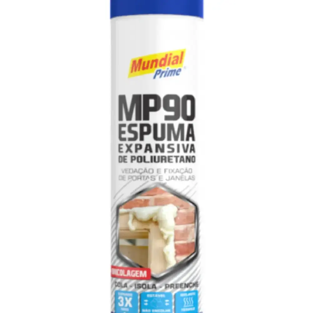 Espuma Bricolagem 430 ml com 10 Unidades MUNDIAL PRIME — fotografia 5