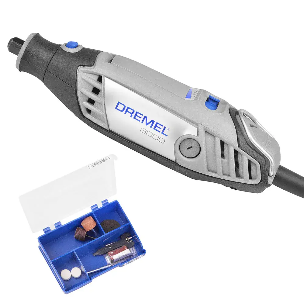 Micro retífica 3000 com 10 peç 33000RPM 120W 127V Dremel
