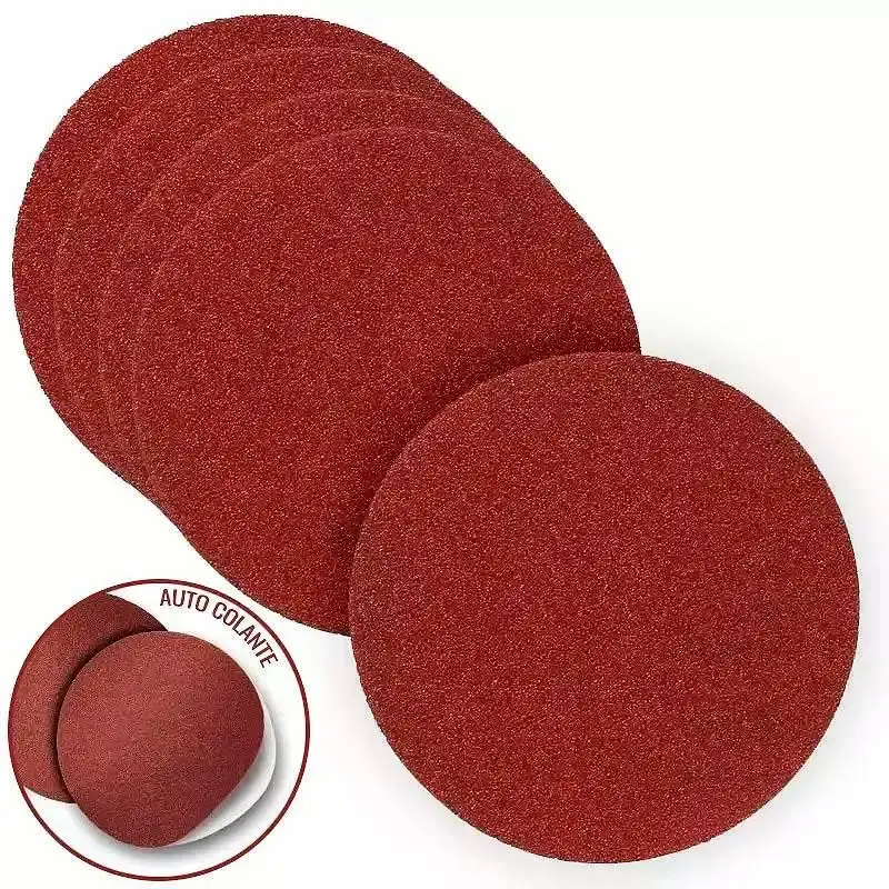 Disco de lixa 6 POL 150 MM grana 80 para lixadeira de bancada com 5 peças Ferrari