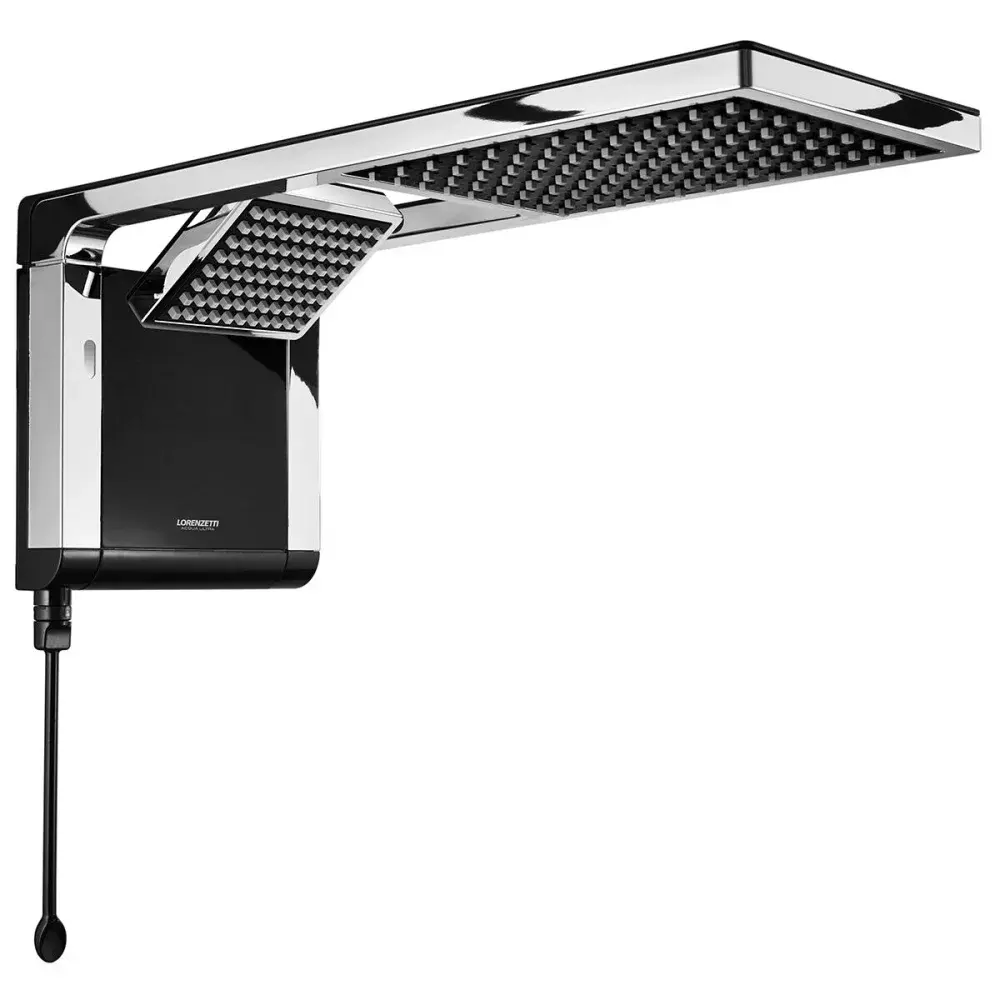 Chuveiro acqua duo flex 127V 5500W preto/cromado lorenzetti Lorenzetti Duchas