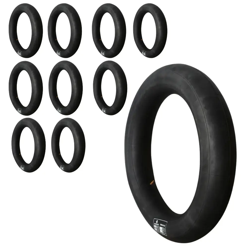 Kit 10 câmaras de ar para pneu aro 18 para moto tornado e XT255 Bremen — fotografia de referência